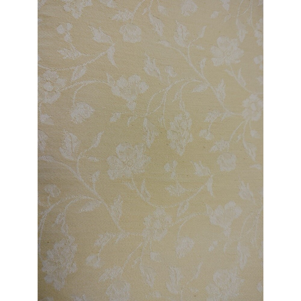 VTG Yellow With Cream Vine Design Placemats Set Of 6, 12"x18" VGC